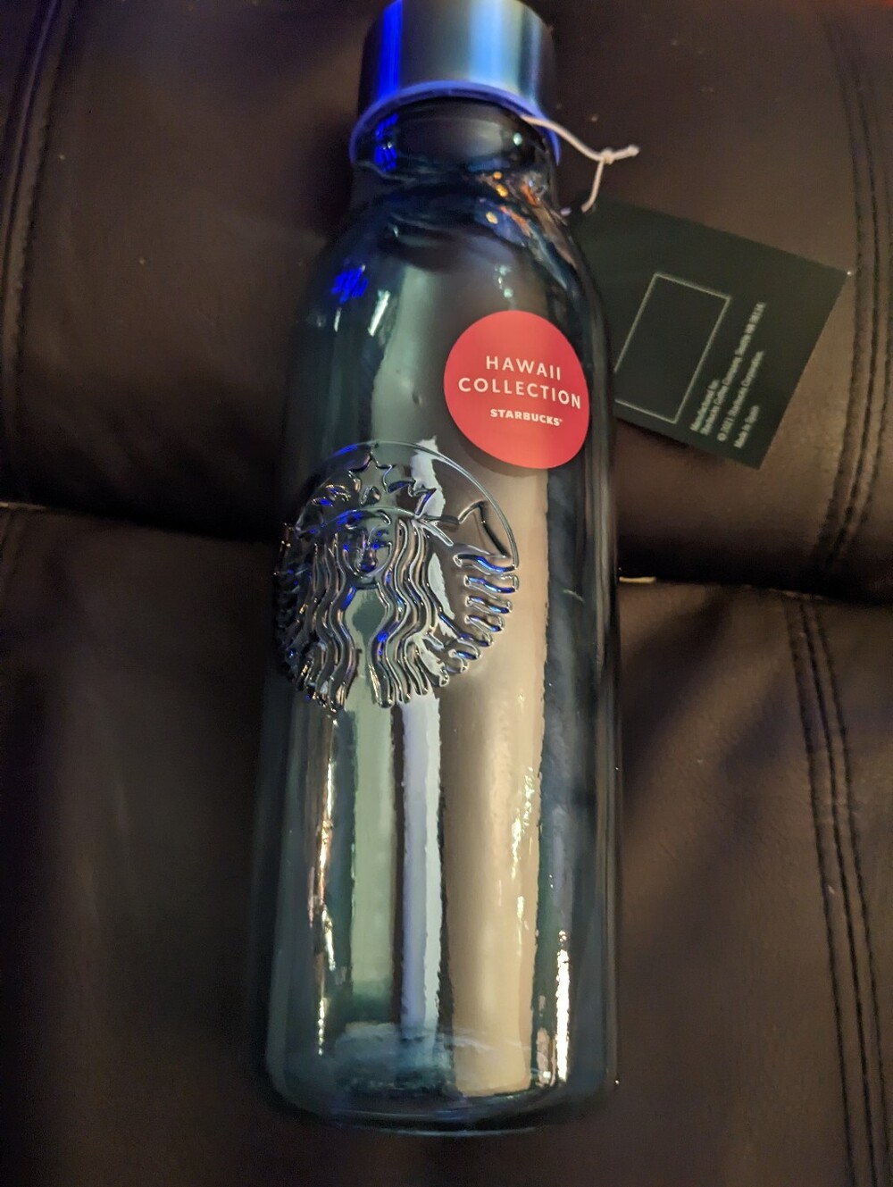 Starbucks Hawaii Collection Bottle with Silver Cap